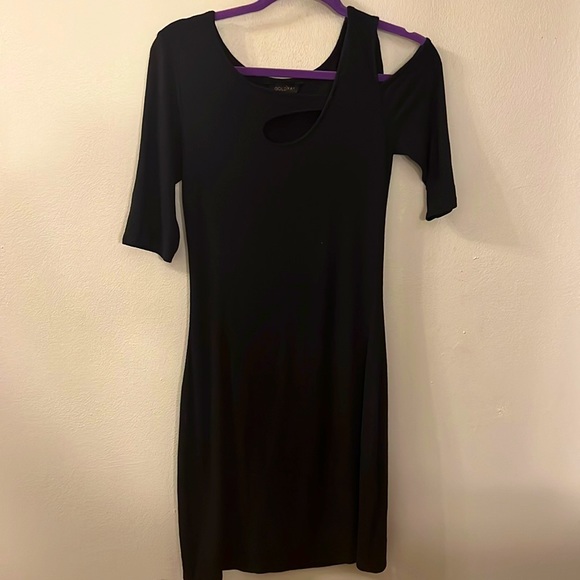 GoldRay Dresses & Skirts - Stitch Fix Exclusive ✨ Medium Asymetical Neckline Fitted Dress